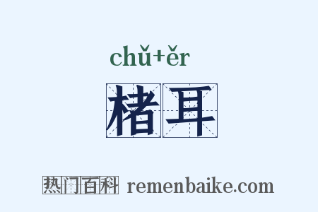 楮耳是什么意思的图片